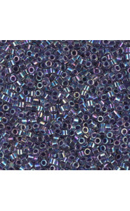 Miyuki delica beads 10/0 - Lined light violet ab DBM-59